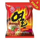 Yeul Ramen  5 Pack Of Super Spicy Flavor Korean Instant Noodle  Extreme Bold    