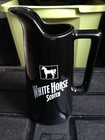 Vintage White Horse Scotch  Whiskey Pitcher Black 