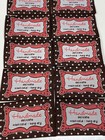 Handmade Labels Pink Brown Polka Dot 2  Sew On Clothing Labels Tags 20 Lot
