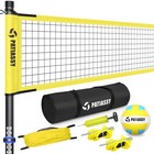 Premium Professional Outdoor Volleyball Net Set With Adjustable Height Poles Us