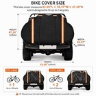 Bike Cover For Transport 2 Bike - 600d Travel Bike Covers For Bikes On Rear Bike