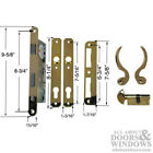 Atrium Door Hardware Lever Style Mortise Lock Keyed Thumb Turn Polished Brass