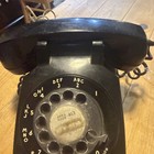 Vintage 1970 Rotary Desk Phone Western Electric - 500 C d - Black