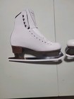 Riedell Figure Skates Model 133dm   White  Wide Width Size 6 5 Cprl100 Blade