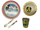 Disney Parks Mickey Mouse Kids 5 Piece Dish Set New In Package