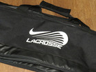New  Vintage Nike Lacrosse Black Zip-up Equipment Duffel Bag Shoulder Strap
