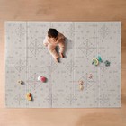 Nuby Reversible Baby Play Mat Soft Lightweight Foam Foldable - Gray
