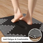 Anti Fatigue Kitchen Mats  Black Kitchen Rugs  Padded Kitchen Mat For Floor     
