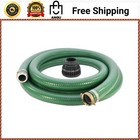 Pump Discharge Hose Kit 2 Inch X 15 Ft  Water Drain Attachment Suction Everbilt