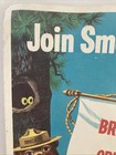 Original 1955 Vintage Smokey Bear Prevent Forest Fires Poster Card 56-cffp-4b 56