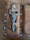 Vintage Klein Tools 5127 Leather Pouches For Belt Electrician Usa Made