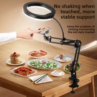 Overhead Camera Phone Mount Selfie Ring Light Desk Tripod For Video Live Stream