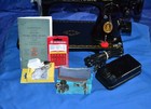 Singer 15-91 Gear Drive Sewing Machine Nov 29  1948 Serviced Tested Sews Leather