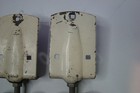 Vintage Pair Antique Sliding Barn Door Rollers  hangers  Trolleys  9  X 3 5 