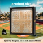Colingmill Full Size Baseball Base Plate Display Case Black