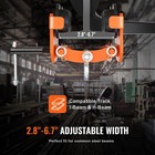 Push Beam Trolley Manual Trolley 4400 Lbs 2 Ton Load 2 8 -6 7  Adjustable