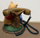 Vintage Telemania Winnie The Pooh Desk Telephone Disney Tested Working