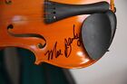 Vintage Violin Parrot Brand W  Case Signed By Moe Bandy Country Music Instrument