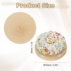 Magnetic Pin Cushions Wooden Base With 50 Pieces Sewing Pins Flower White
