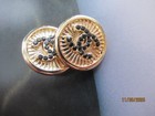 Chanel 2 Buttons    Gold Tone  Black Cc  20 Mm   Buttons This Is For 2