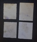 Wankaner State  India Revenue Stamp Lot Used Bob Back Of Book T13891