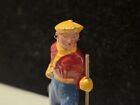 Rare Antique Barclay France Skier Lead Toy Figure