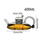 600ml Glass Tea Pot Heat Resistant Glass Water Pot With Tea Infuser
