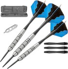 Fat Cat Bulletz 90  Tungsten Steel Tip Darts With Storage travel Case  23 Gra   