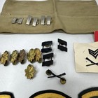 Vintage Us Army Patch   Pin Lot - Wwii korea vietnam