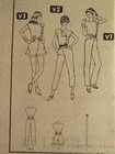 Amazing Vtg 86 Simplicity 7433 Misses Jumpsuit In 3 Lengths Pattern 10 Uc
