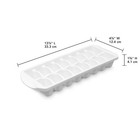  2 Pack  Mainstays Set Of Two Stacking Ice Cube Trays  Freezer-safe  Bpa-free