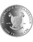 Three Graces Signature Proof 1 Oz Silver Coin 1000 Francs Cameroon 2025
