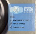 Vornado 623 Whole Room Air Circulator Fan W  Variable Speed Black New Op