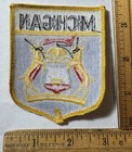 Vintage Michigan State Shield Flag Embroidered Iron On Patch Travel Souvenir
