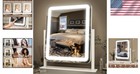 Led Vanity Mirror With Lights 15x12 6 Touch Screen Dimmable Cosmetic Makeup
