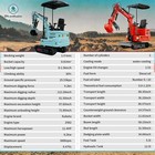 1 4 Ton Mini Excavator Tracked Diggers W kubota Diesel Engine With Attachments