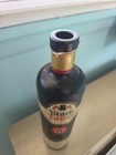 Vintage 1981 Black Tower German White Wine Empty Bottle 750 Ml Crock Style
