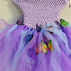 Purple Lilac Lavender Tutu Princess Birthday Puffy Dress-butterflies Girls Sz 4