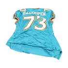 D j  Cooper Memphis Maniax 2001 Game Used Home Jersey Size 56 Hemmed Linemen Cut