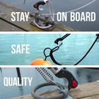 Robship Hook   Moor  boat Hook 2m 6 5ft Telescoping For Boat Mooring Cleat Ring