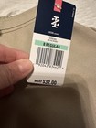 Izod Girls  Elastic Waist Belted Scooter Skirt Uniform Size 8 Regular Khaki