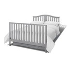 Graco Solano 4-in-1 Convertible Crib   Changer With Drawer - Pebble Gray