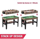 48  3-in-1 Combo Game  Pool Table  Air Hockey  Foosball Table  By Md Sports