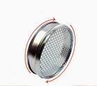 Coffee Bean Grading Sifter 4 76-8 33mm Round Hole 12-21 Mesh Aperture Test Sieve