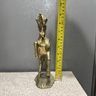 Vtg Solid Brass Unicorn Figure 9    Statue 3 Lbs  Mythology Fantasy Made In Taiwan