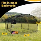 Batting Cages For Backyard 22ft Baseball Cage Baseballsoftball Training