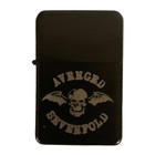 Avenged Sevenfold Engraved Lighter Black Mate With Case