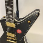 Unique Gift 6string Glossy Black Top Electric Guitar Mahogany Body Gold Hardware