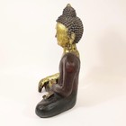 Antique Khmer Style Gilt Bronze Buddha Figure