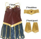 Anime Wonder Woman Costume Superhero Halloween Cosplay Dress Outfit Party Suit